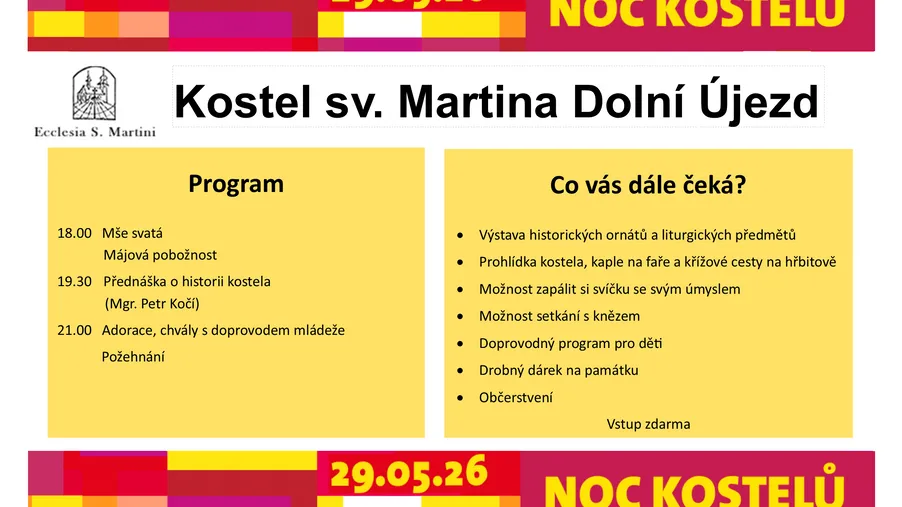 Noc kostelů 2026